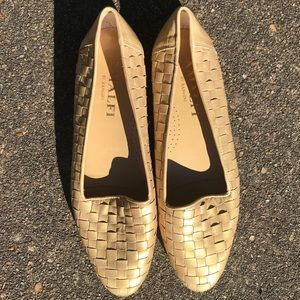 AMALFI BY RANGONI Light Gold Loafers